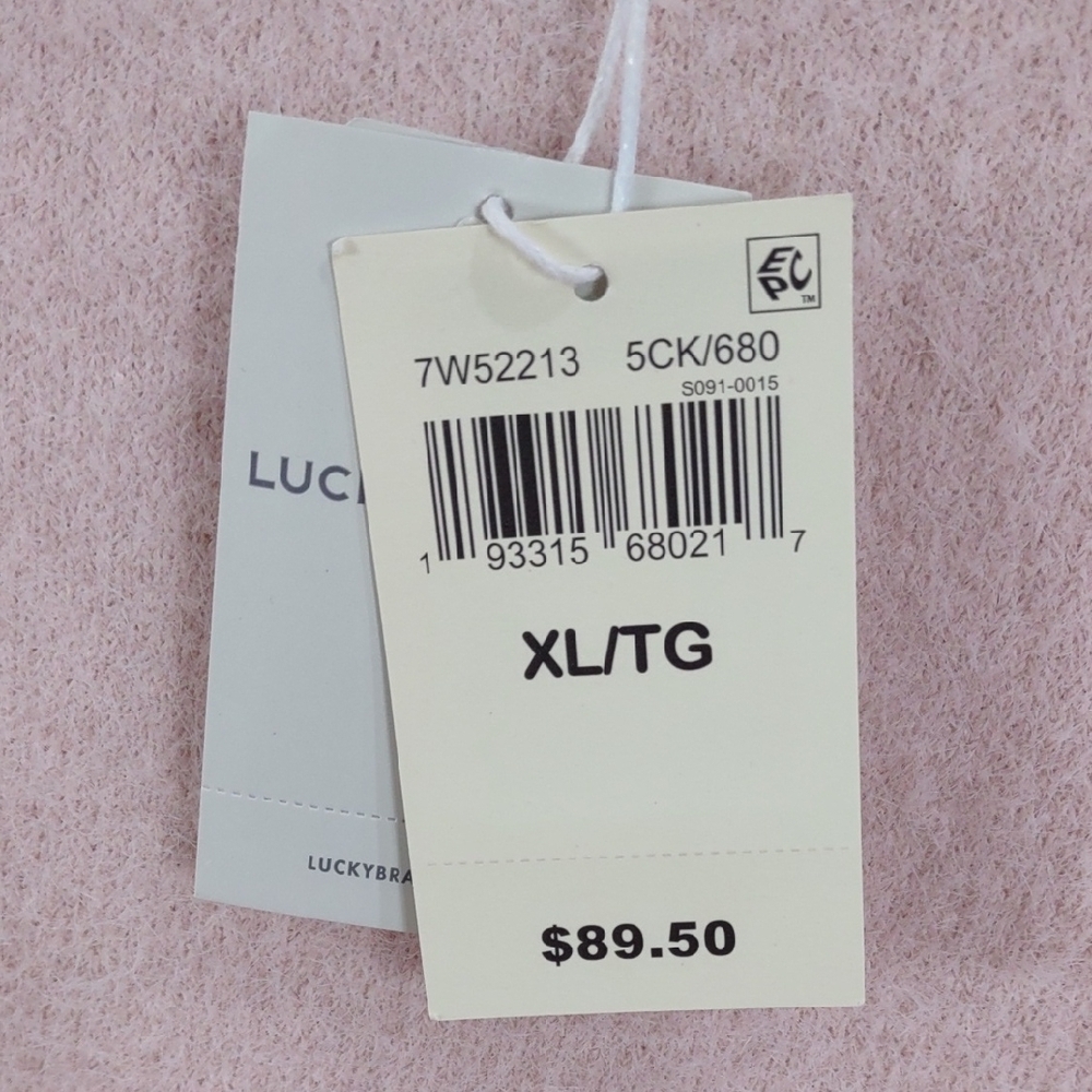 Lucky Brand Los Angeles California Sweater Pink, Size XL. - Picture 6 of 17